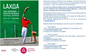 Flyer de la conférence LAXOA