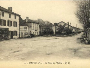 Carte postale d'Urt d'antan