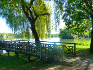 Vue sur le Ponton sur l'Adour