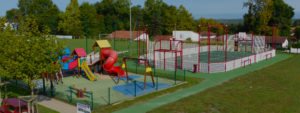 Photo aérienne du city stade de Urt