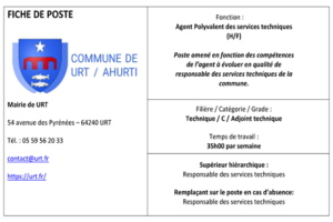 annonce agent technique