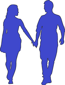 Couple qui marche